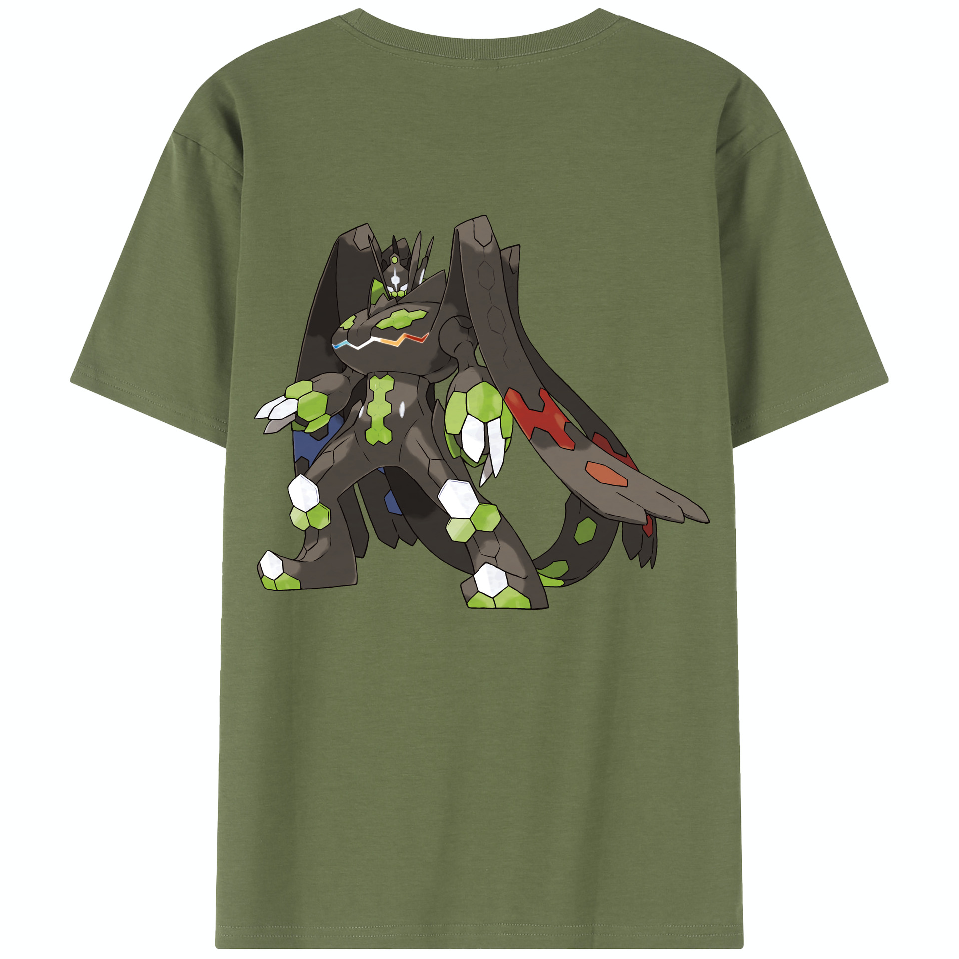 （画像用） ポケットモンスター Pokémon 綿100％半袖Tシャツ（背面プリント）